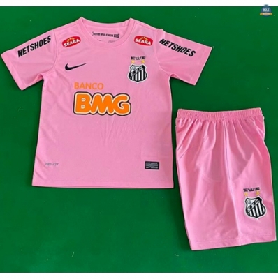 Max Maillots Retro 2013 Santos Enfant maillot Rose