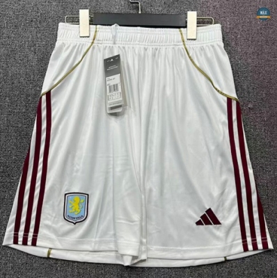 Max Maillot foot Aston Villa Short Domicile 2025/26