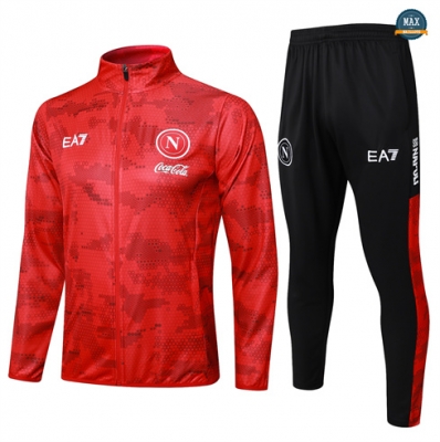 Veste Survetement Enfant Naples 2024/25 rouge