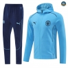Veste Survetement à capuche Manchester City 2024/25 bleu ciel