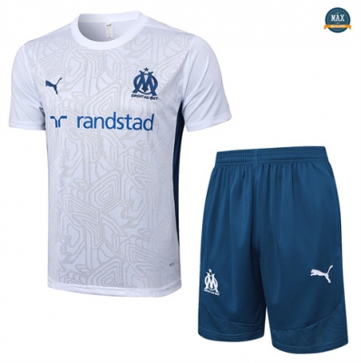 Max Maillot Training Olympique Marseille + Short 2024/25 Blanc