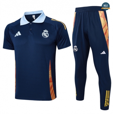 Maillots Training Real Madrid Polo + Pantalon 2024/25 bleu royal