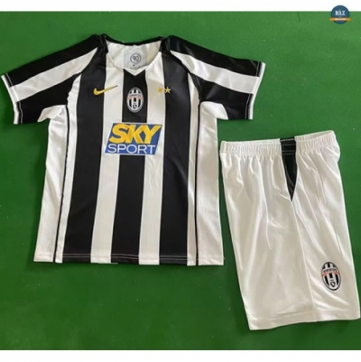 Max Maillots Retro 2004-05 Juventus Enfant Domicile