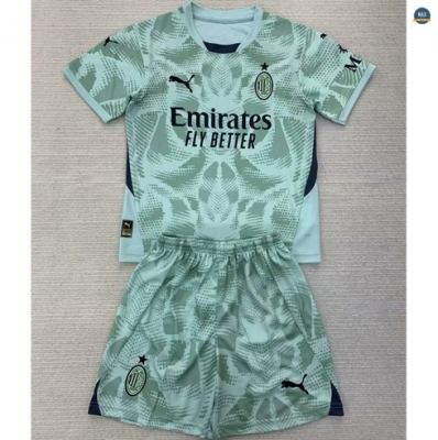 Max Maillots Milan AC Enfant Gardien De But Vert 2024/25