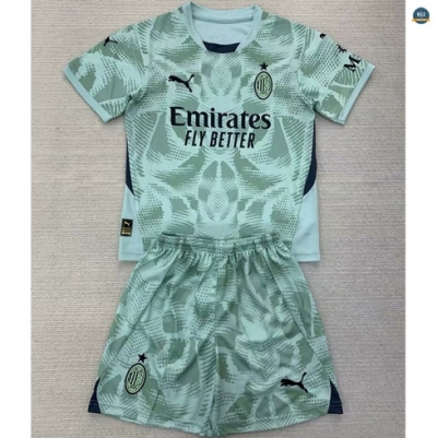 Max Maillots Milan AC Enfant Gardien De But Vert 2024/25