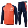 Choix Max Veste Survetement Manchester United 2024/25 Orange