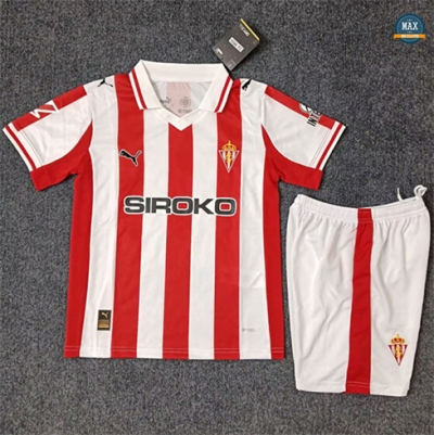 Maillot Foot Sporting Gijon Enfant Domicile 2025/26