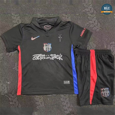 Max Maillot Barcelone Enfant Exterieur Noir 2025/26
