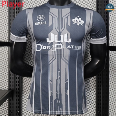 Maillot Foot Player Version 2025/26 Marseille Spécial Gris