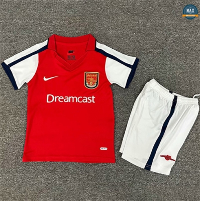 Max Maillots Retro 2000-02 Arsenal Enfant Domicile