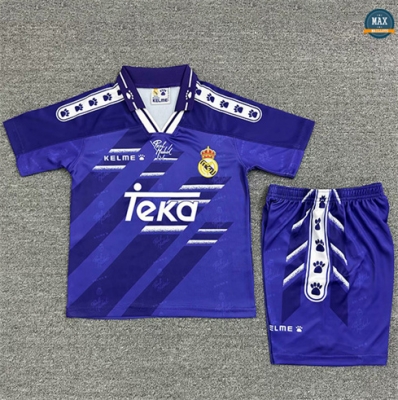 Max Maillot Retro 1994-96 Real Madrid Enfant Exterieur