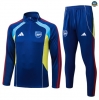 Maxmaillots Survetement Arsenal 2025/26 Bleu/Jaune/Rouge Pas Cher