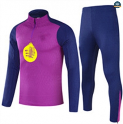 Maxmaillots Survetement Barcelone 2025/26 Violet/Bleu Marine Pas chèr