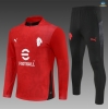 Maxmaillots Survetement Enfant AC Milan 2025/26 Rouge/Noir Online
