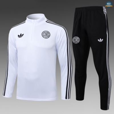 Maxmaillots Survetement Enfant Allemagne 2025/26 Blanc/Noir Pas chèr