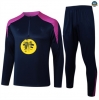 Maxmaillots Survetement Enfant Barcelone 2025/26 Bleu/Violet Pas Chere