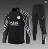 Maxmaillots Survetement Enfant PSG 2025/26 Noir/Blanc discout