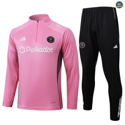 Maxmaillots Survetement Inter Miami 2025/26 Rose/Noir discout