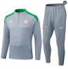 Maxmaillots Survetement Nigeria 2025/26 Gris/Vert/Blanc personnalisé