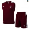 Maxmaillots Training Ajax Ensemble Short Débardeur 2025/26 Rouge/Blanc Pas Chere