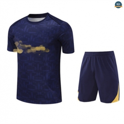 Maxmaillots Training Barcelone + Short 2025/26 Bleu/Jaune Pas Chere