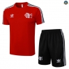 Maxmaillots Training Flamengo + Short 2025/26 Rouge/Noir/Blanc personnalisé