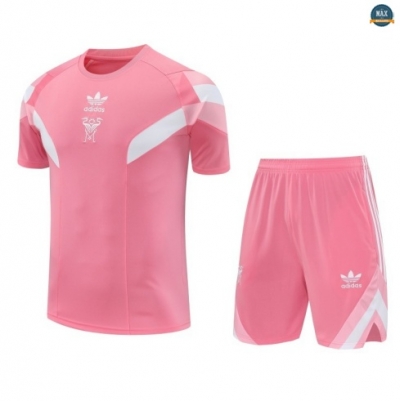 Maxmaillots Training Inter Miami + Short 2025/26 Rose/Blanc Pas Cher