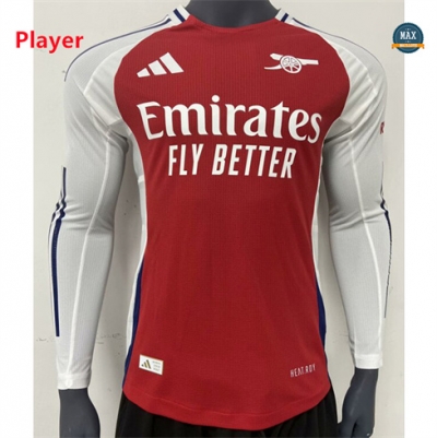 Max Maillot Player Version 2024/25 Arsenal Domicile Manche Longue