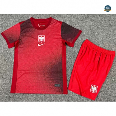 Nouveaux Max Maillot Pologne Enfant Exterieur 2024/25 pas cher fiable