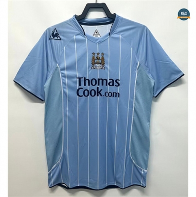 Max Maillot Retro 2007-08 Manchester City Domicile