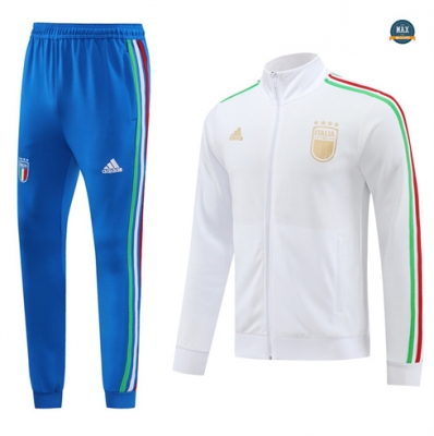 Marque Max Veste Survetement Italie 2024/25 Blanc pas cher fiable