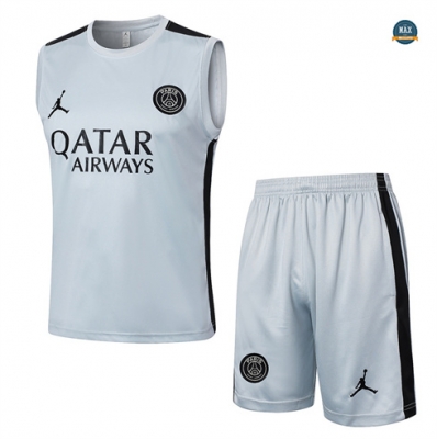 Marque Max Maillot Paris Saint Germain Debardeur 2024/25 Training gris pas cher fiable