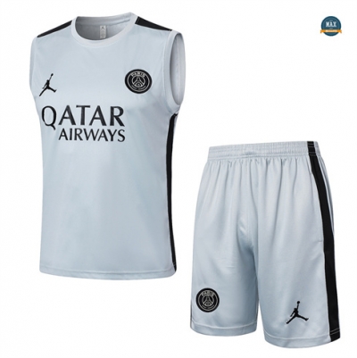 Marque Max Maillot Paris Saint Germain Debardeur 2024/25 Training gris pas cher fiable