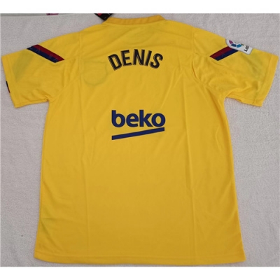 Max Maillot Barcelone DENIS Jaune Taille L