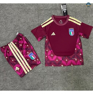 Max Maillot foot Italie Enfant maillot Gardien de but rouge 2026/27