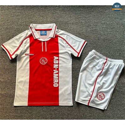 Max Maillot Retro 1998 Ajax Enfant Domicile