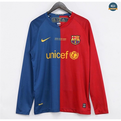 Maillots Retro 2008-09 Barcelone Domicile Manche Longue