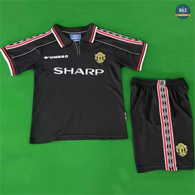 Max Maillots Rétro 1998-99 Manchester United Enfant Exterieur
