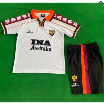 Max Maillot Retro 1998-99 AS Rome Enfant Exterieur
