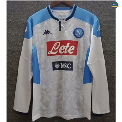 Max Maillot Retro 2019 Napoles Manche Longue Blanc