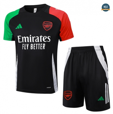 Vente Max Maillot Training Arsenal + Short 2024/25 noir