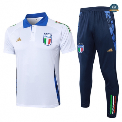 Vente Max Maillot Training Polo Italie 2024/25 Blanc