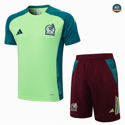 Nouveau Max Maillots Training Mexique + Short 2024/25 vert
