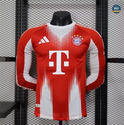 Max Maillots Player Version 2025/26 Bayern Munich Domicile Manche Longue