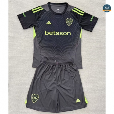 Max Maillot Boca Juniors Enfant Gardien de but Gris/Noir 2025/26