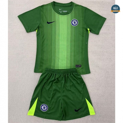 Max Maillot Chelsea Enfant Gardien De But Vert 2025/26