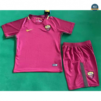 Max Maillots Retro 2017-18 AS Rome Enfant Domicile