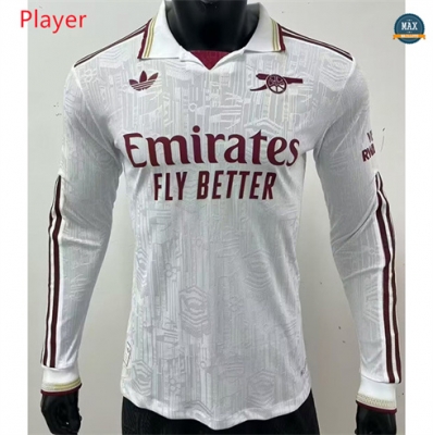 Maillot Foot Player Version 2025/26 Arsenal Third Manche Longue