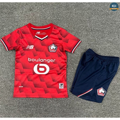 Max Maillot Lille OSC Enfant Domicile 2025/26