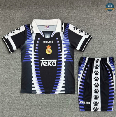 Max Maillots Retro 1997-98 Real Madrid Enfant Third